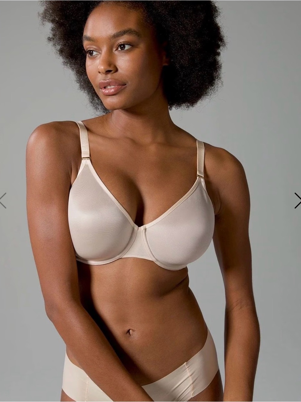 Soma UNBELIEVABLE Minimizer Bra Smooth Nude T-Shirt Underwire Bra